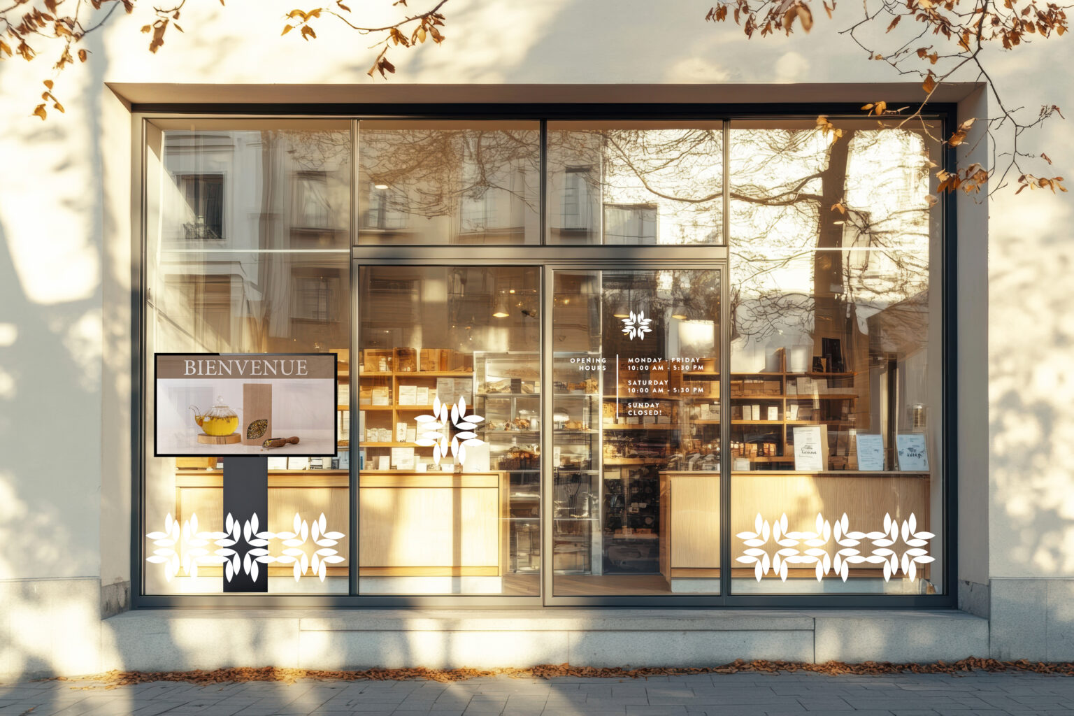 Ecran vitrine avec la Koesio TV